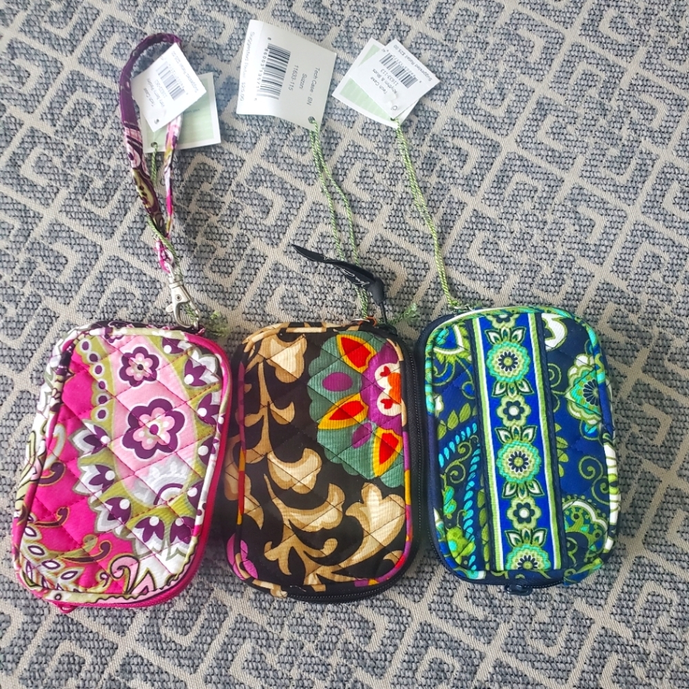 NWT 3 Vera Bradly change case